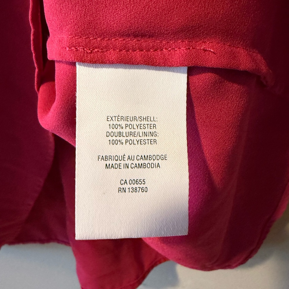 Reitmans Raspberry Red Layered Cami Tank Top - Picture 11 of 12